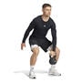 Black - adidas - Tight Fit Long Sleeve Baselayer T-Shirt