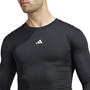 Black - adidas - Tight Fit Long Sleeve Baselayer T-Shirt