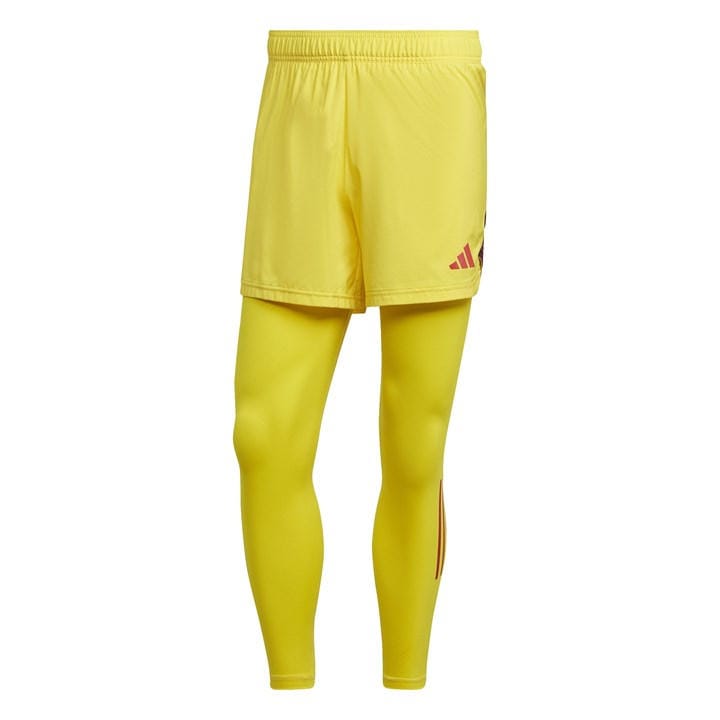 Adidas Men's Yellow Tiro 23 Pro Goalkeeper Tights in Size 2XL, Sports Direct