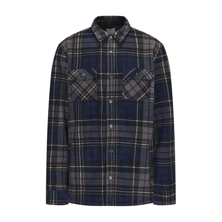 Soulcal Men's Blue Fleece Jacket in Size L, Sports Direct
