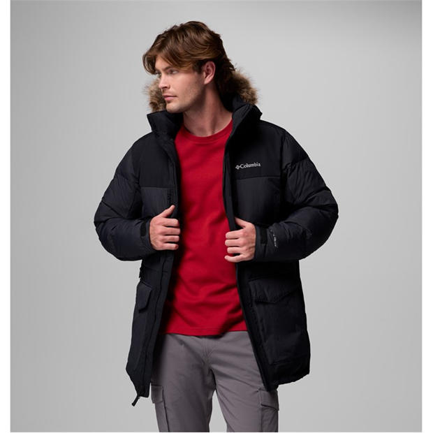 Black - Columbia - Men's Marquam Peak Fusion Water Repellent Thermal Parka