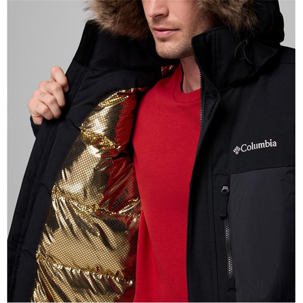 Black - Columbia - Men's Marquam Peak Fusion Water Repellent Thermal Parka