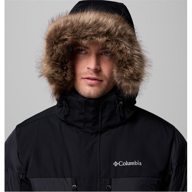 Black - Columbia - Men's Marquam Peak Fusion Water Repellent Thermal Parka