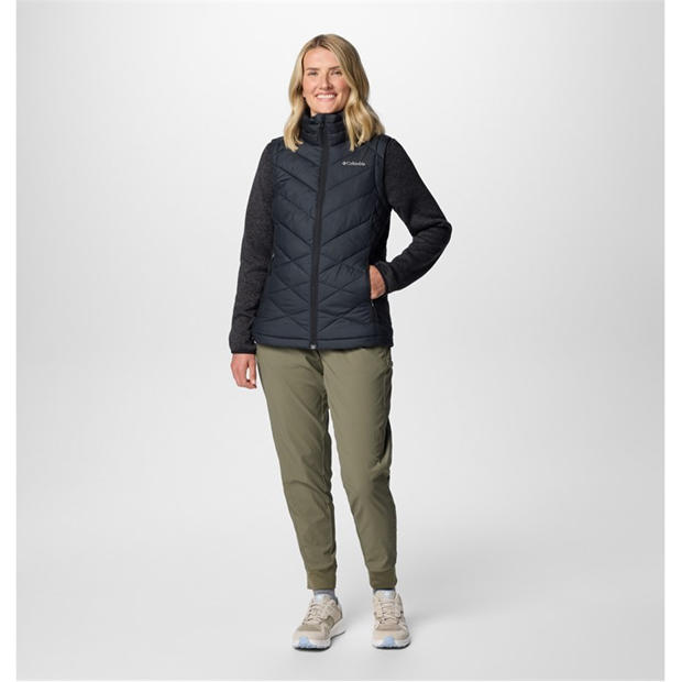 Black - Columbia - Women's Heavenly Water-Resistant Insulated Sleeveless Gilet