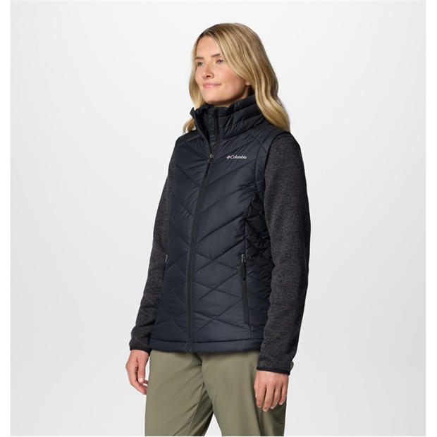 Black - Columbia - Women's Heavenly Water-Resistant Insulated Sleeveless Gilet