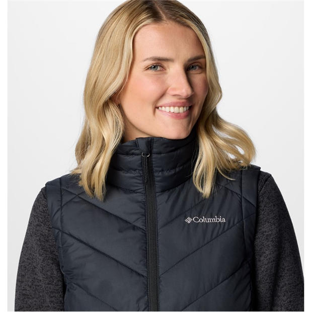 Black - Columbia - Women's Heavenly Water-Resistant Insulated Sleeveless Gilet