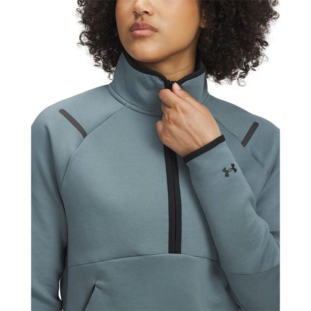 Jasper Blue - Under Armour - Women's Unstoppable 1/4 Zip Fleece
