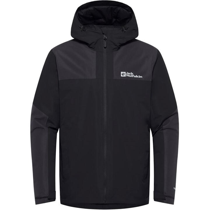 Jack Wolfskin Men's Black Jw Jasper Ins Jkt Sn61 in Size M, Sports Direct