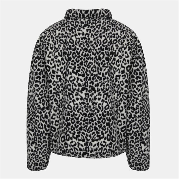 Kremowy Leopard - SoulCal - Womens Soul Borg Hooded Fleece Jacket