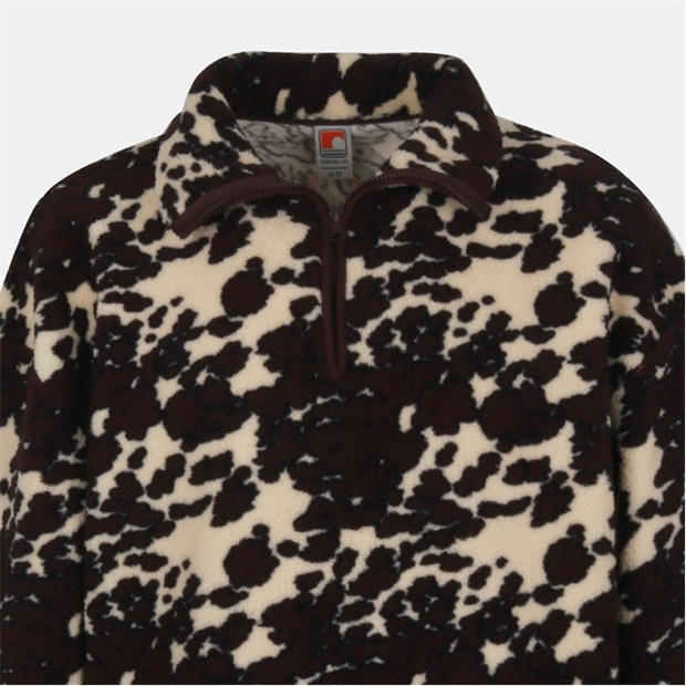 Wzór krowy - SoulCal - Womens Soul Borg Hooded Fleece Jacket