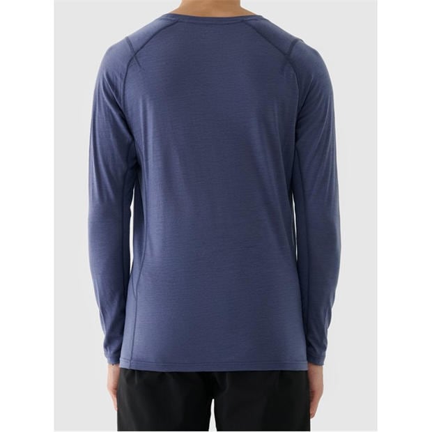 Denim - 4F - Men's Long Sleeve Performance T-Shirt