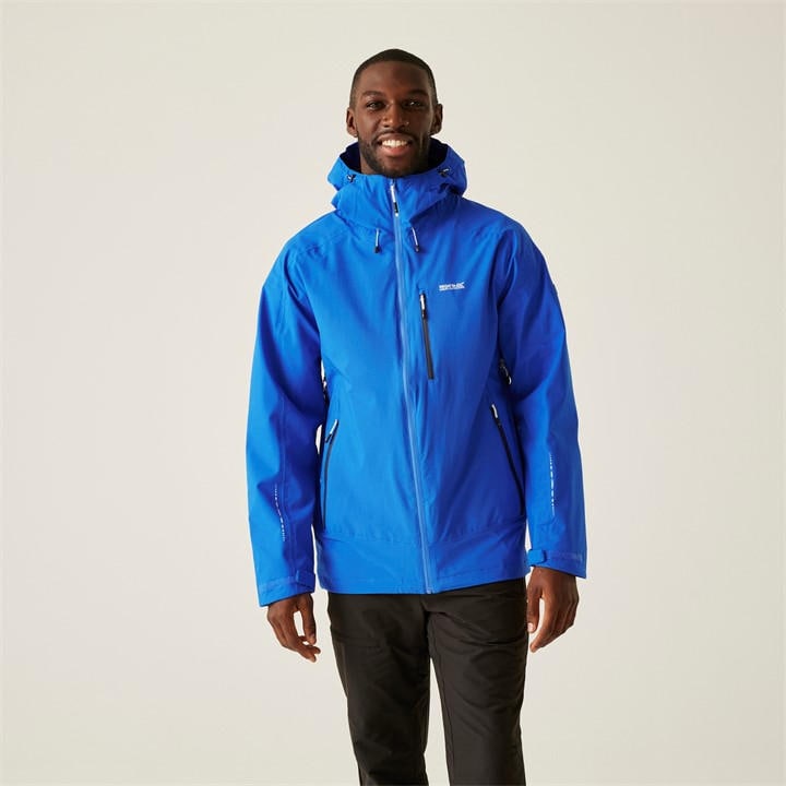 Regatta Men's Blue Okara Lightweight Waterproof Jacket in Size M, Sports Direct