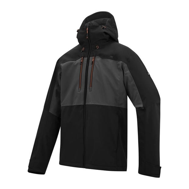 Ash/Blk - Regatta - Men's Maland Waterproof Hooded Jacket