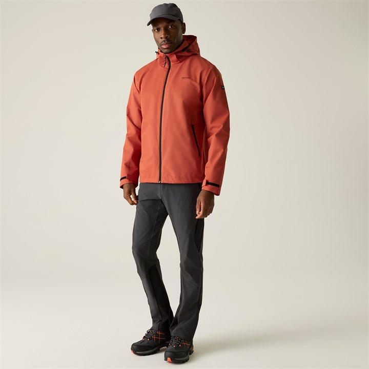 Regatta Men's Orange Oakhowe Isotex Waterproof Hiking Jacket in Size M, Sports Direct