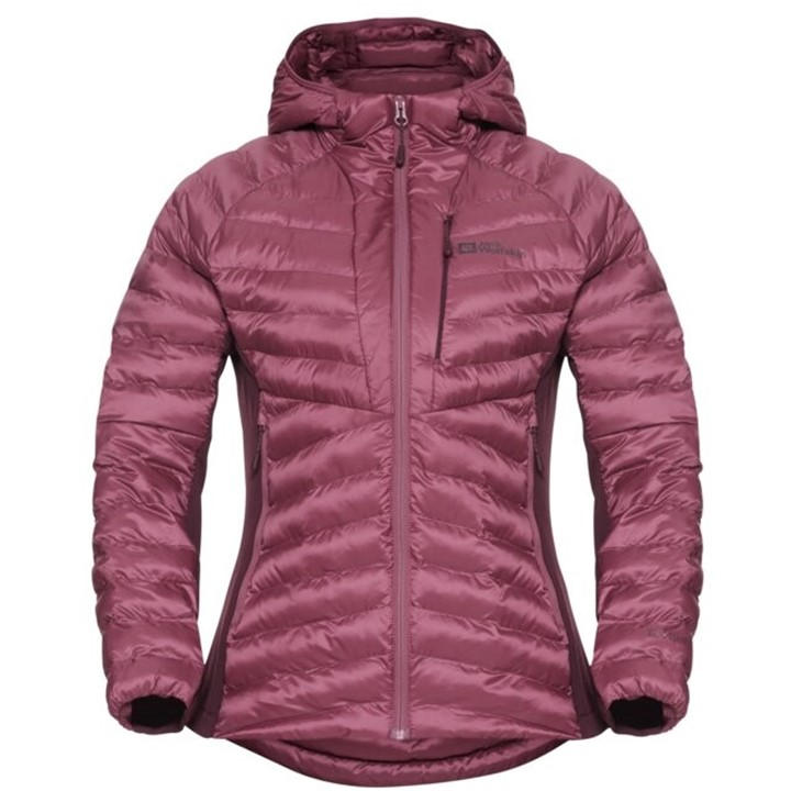 Jack Wolfskin Women's Red Routeburn Down Jacket in Size 10, Sports Direct