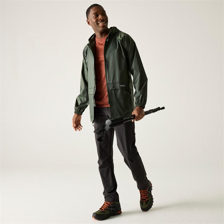 Regatta Men's Green Stormbreaker Hooded Long Sleeve Waterproof Jacket in Size 2XL, Sports Direct