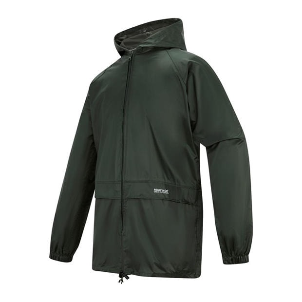 Dark Olive - Regatta - Mens Stormbreaker Hooded Long Sleeve Waterproof Jacket