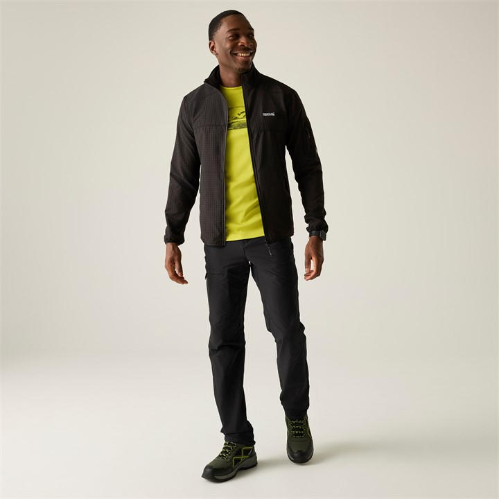 Regatta Men's Black Highton Walking Trouser - Regular Length in Size 38, Sports Direct