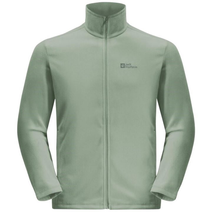 Jack Wolfskin Men's Green Jw Taunus Full-Zip Fleece in Size M, Sports Direct