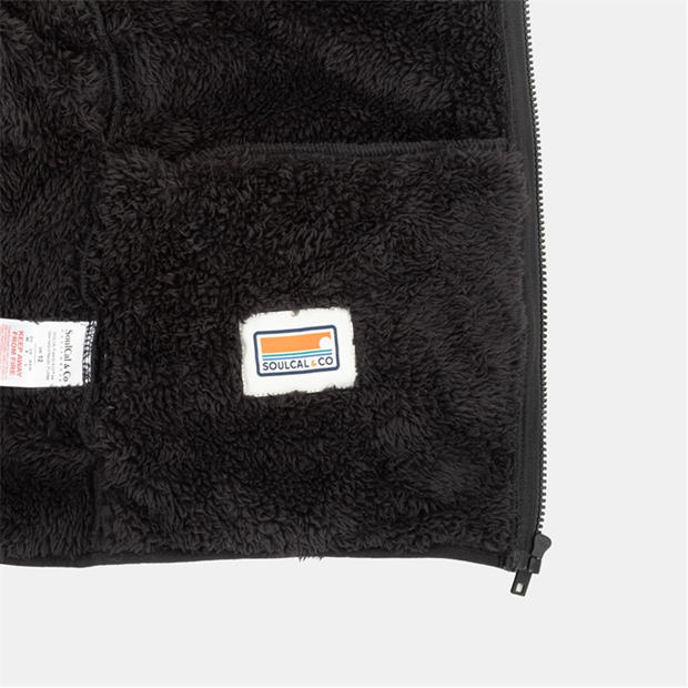 Black - SoulCal - Womens 1/4 Zip Fleece