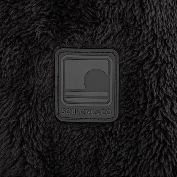 Black - SoulCal - Womens 1/4 Zip Fleece