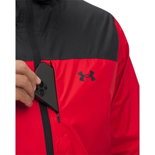Red - Under Armour - Men's  Cloudstrike Waterproof Jacket