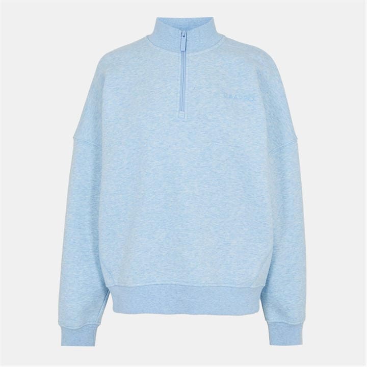 Usa Pro Women's Blue Quarter Zip Top in Size 16, Sports Direct