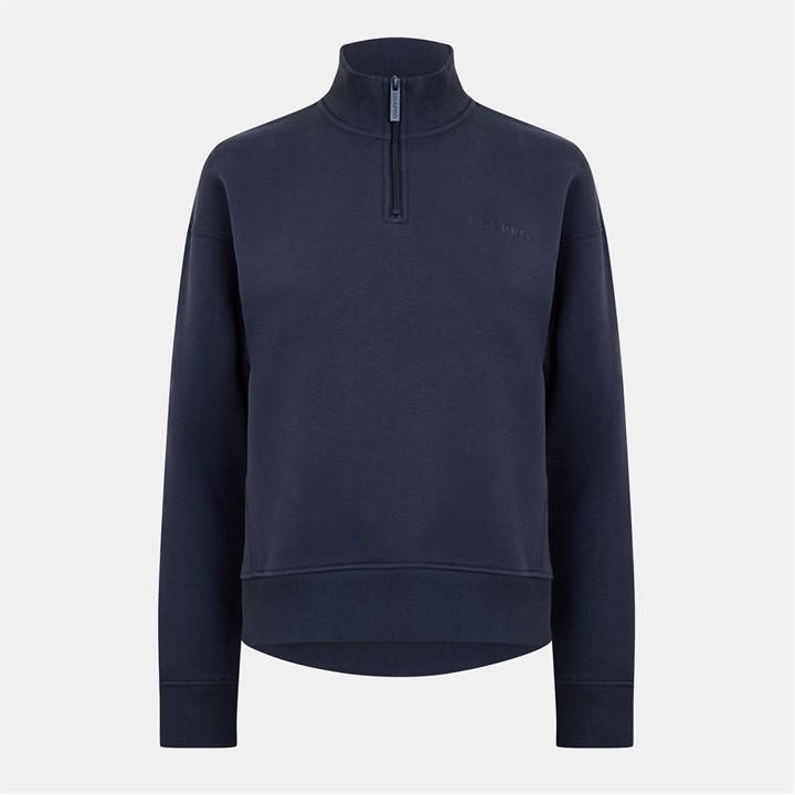 Usa Pro Women's Grey Quarter Zip Top in Size 8, Sports Direct