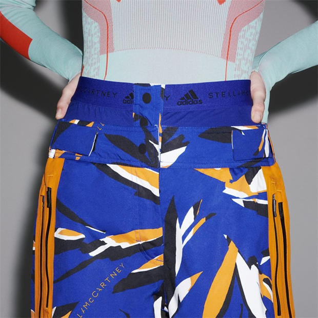 Mystery Ink - adidas - Women's Blue Walking Trousers