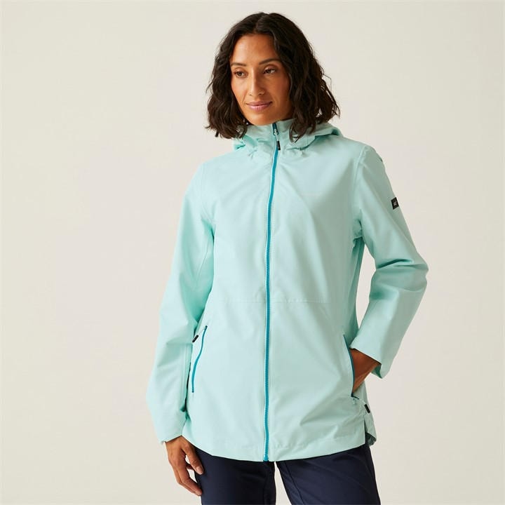 Regatta Womens Blue Hamara Waterproof Jacket - Size 10
