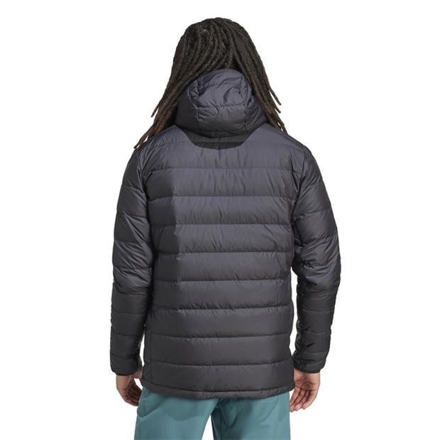Black - adidas - Men's Terrex Multi Light CLIMAWARM Hooded Down Jacket