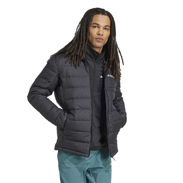 Black - adidas - Men's Terrex Multi Light CLIMAWARM Hooded Down Jacket
