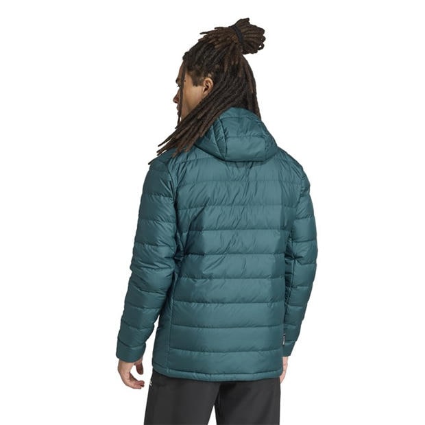 Ivy Green - adidas - Men's Terrex Multi Light CLIMAWARM Hooded Down Jacket