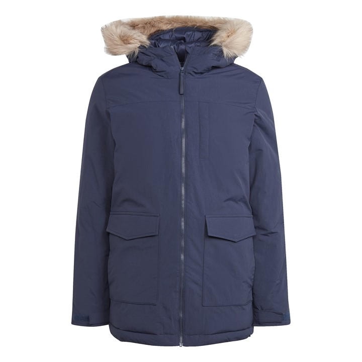 Adidas Men's Blue Parka in Size XS, Sports Direct