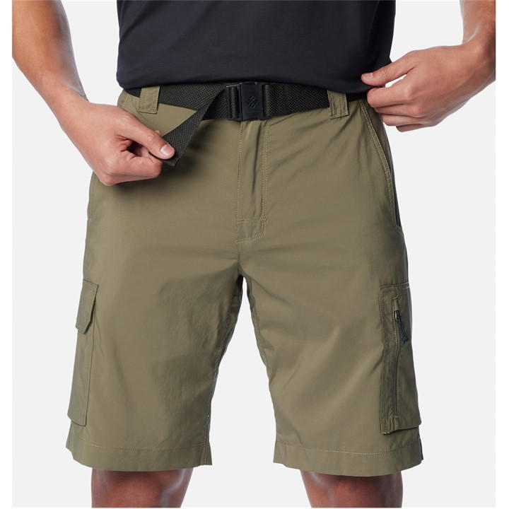Columbia Men' Green Silver Ridge Utility Walking Shorts in Size S, Sports Direct