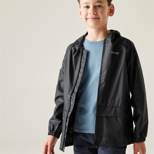 Navy - Regatta - Unisex Kids' Waterproof Jacket