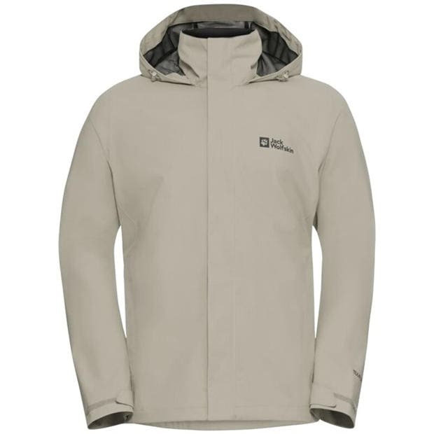 Linen - Jack Wolfskin - Men's  Trailtime Breathable Waterproof Jacket