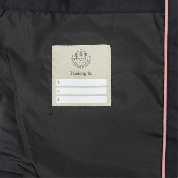 Black - Gelert - Girls Coast Waterproof Jacket