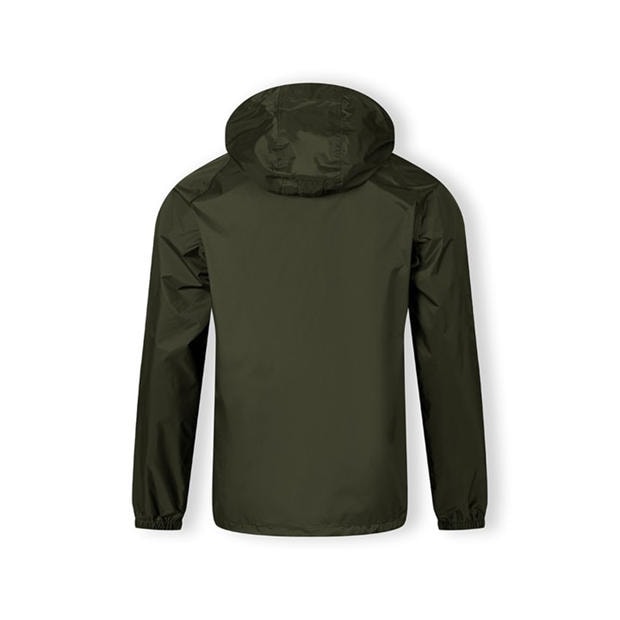 Khaki - Minoti - Men packaway waterproof jacket with hood khaki