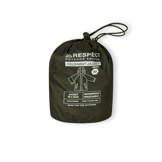 Khaki - Minoti - Men packaway waterproof jacket with hood khaki
