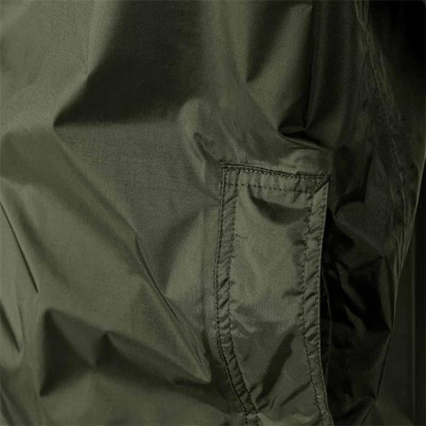Khaki - Minoti - Men packaway waterproof jacket with hood khaki