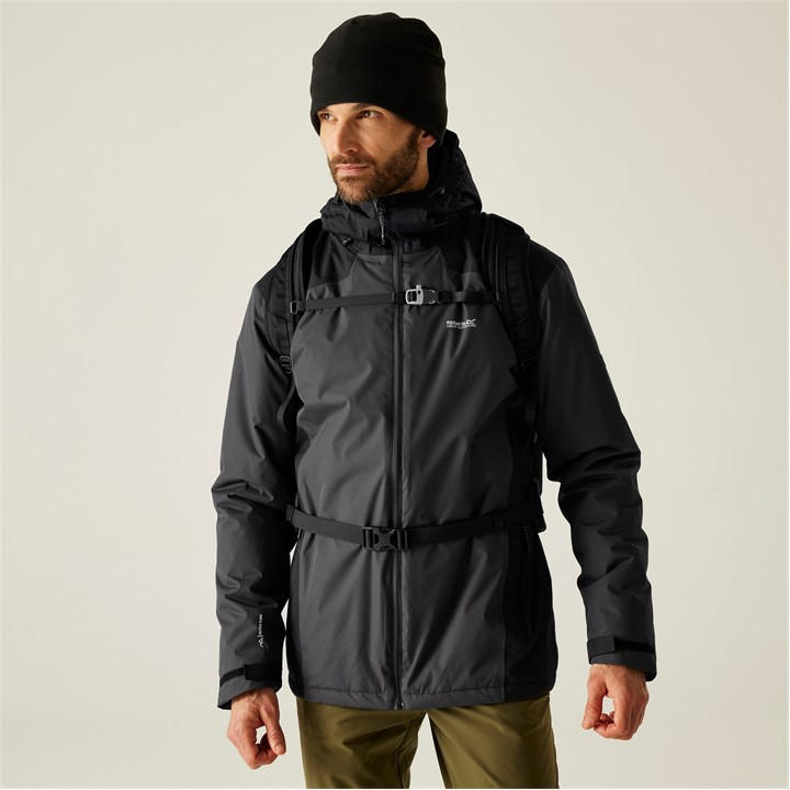 Regatta Men's Black Thornridge Waterproof Insulated Puffer Jacket in Size M, Sports Direct