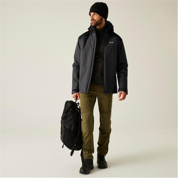 Ash/Black - Regatta - Men's Thornridge Waterproof Insulated Puffer Jacket
