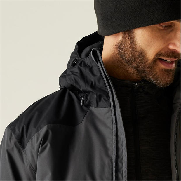 Ash/Black - Regatta - Men's Thornridge Waterproof Insulated Puffer Jacket