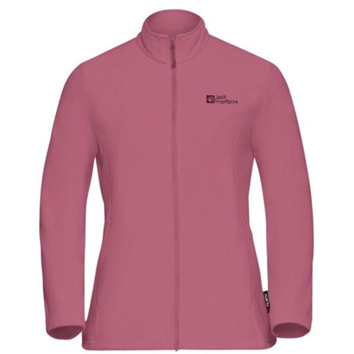Jack Wolfskin Women's Red Jw Taunus Full-Zip Fleece in Size 16, Sports Direct