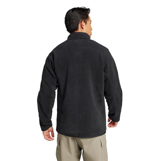 Black - adidas - Men's Mountain Full Zip Fleece Jacket
