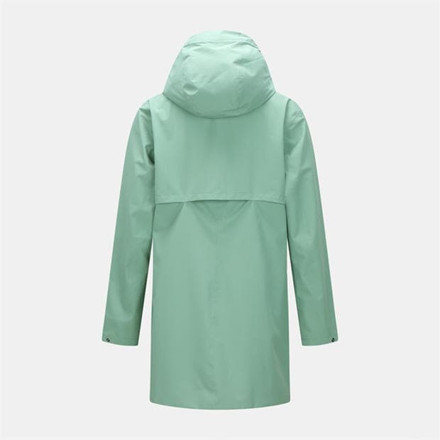 Green Bay - Karrimor - Women's Lightweight Hooded Water and Wind Resistant Knee Length Waterproof Jacket