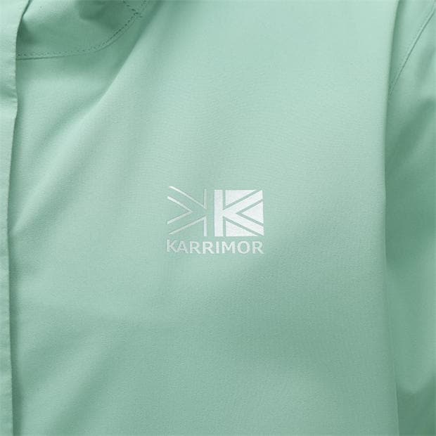 Green Bay - Karrimor - Women's Lightweight Hooded Water and Wind Resistant Knee Length Waterproof Jacket
