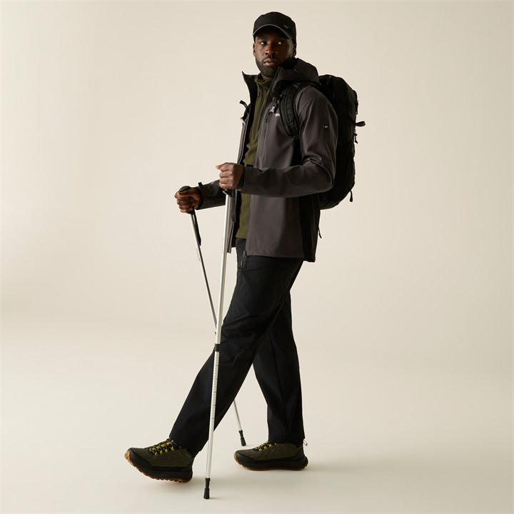 Regatta Men' Black Birchdale Ii Isotex 15000 Breathable Long Sleeve Waterproof Jacket in Size S, Sports Direct