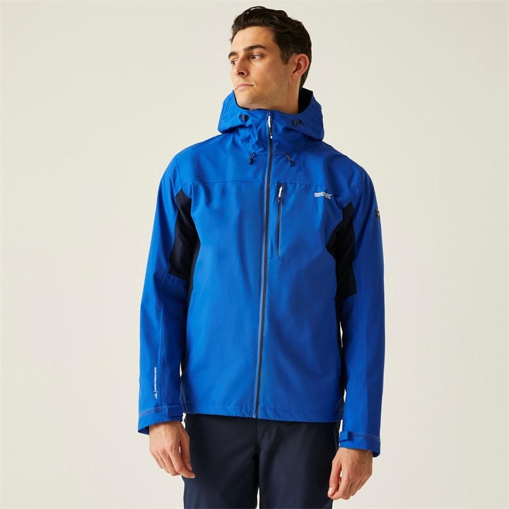 Regatta Men's Blue Birchdale Ii Isotex 15000 Breathable Long Sleeve Waterproof Jacket in Size XL, Sports Direct